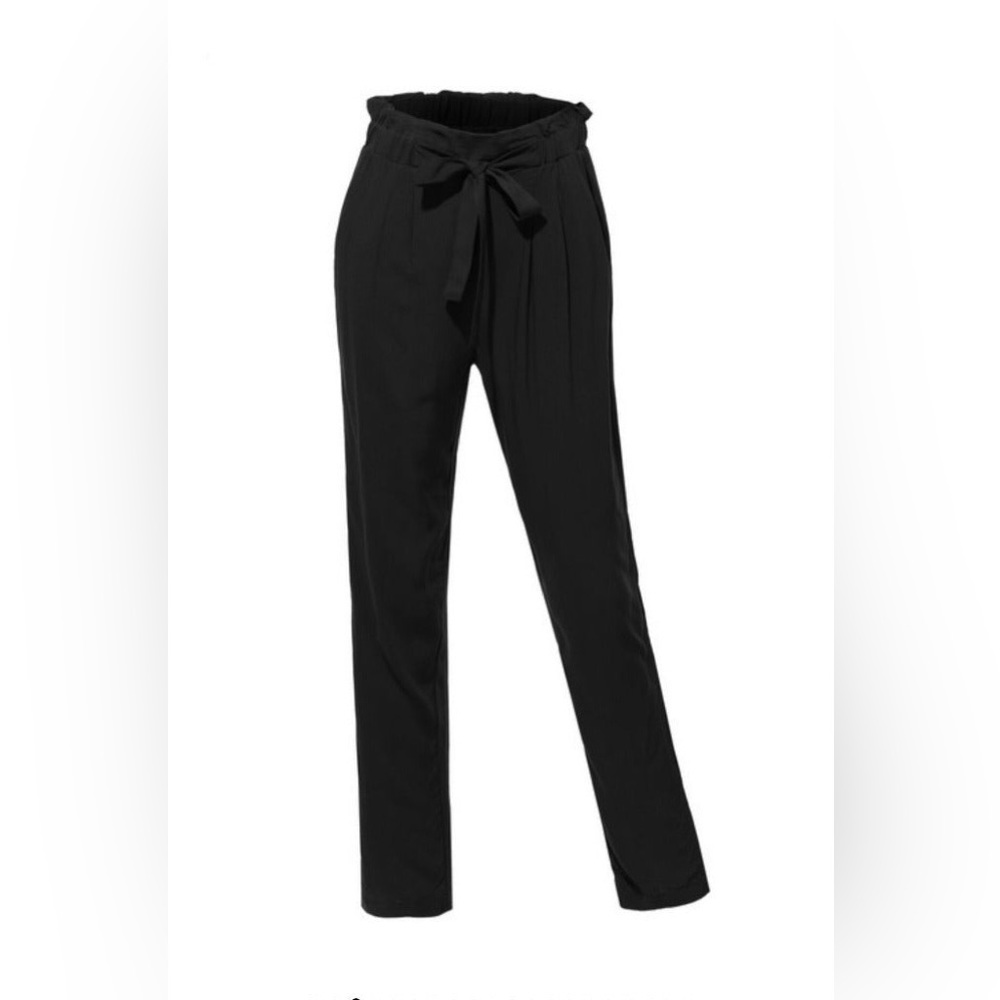 Women’s Black Business Pants with Tie front